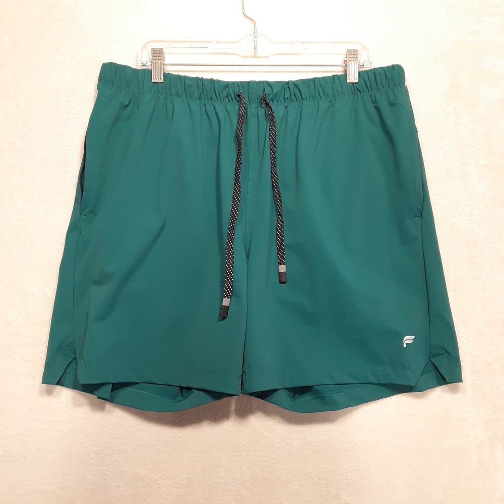 Fabletics Mens The One Short 5" Green Abyss Size 2XL